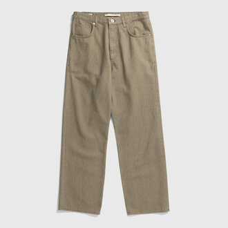 Norse Projects Norse Projects Korshavn Relaxed 5-pocket Resist Dyed Twill Vetiver