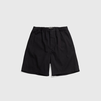 Norse Projects Norse Projects Trysil Regular Organic Stretch Twill Short Black