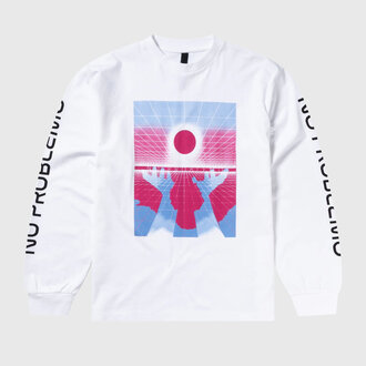 No Problemo No Problemo Dimentions LS Tee White