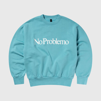 No Problemo No Problemo Sweatshirt Aqua