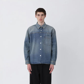 Won Hundred Won Hundred Zayne Denim Shirt Cel Tinted Blue
