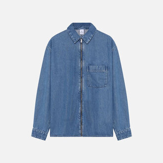 Won Hundred Won Hundred Zayne Denim Zip Shirt