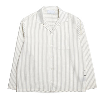 The Savage Report The Savage Report Striped TSR Shirt White
