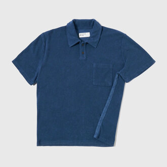 Universal Works Universal Works Newlyn Polo Navy