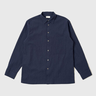 Universal Works Universal Works Lucky Shirt Navy