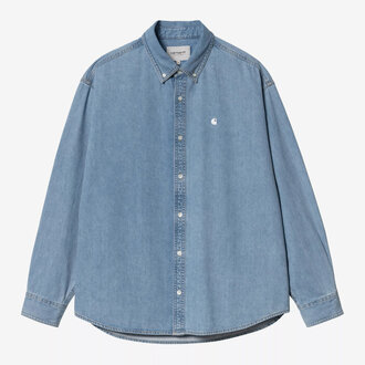 Carhartt WIP Carhartt WIP L/S Lucas Shirt Bleached