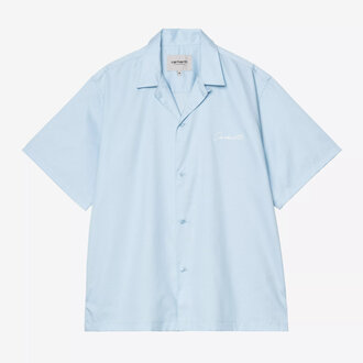 Carhartt WIP Carhartt WIP Delray S/S Shirt Icaria / White
