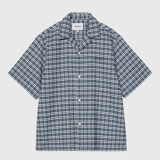 Carhartt WIP Carhartt WIP S/S Kander Shirt Check Blue River