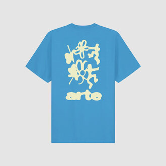 Arte Arte Blurry Back Print T-shirt Blue