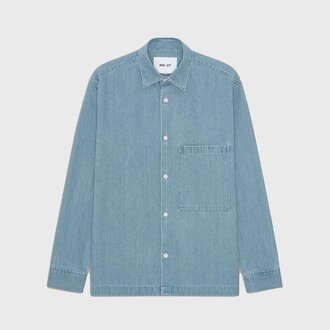 NN07 NN07 Freddy LS 50033 Shirt Blue Denim