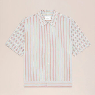 NN07 NN07 Reed SS Shirt Red Stripe