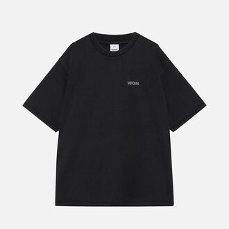 Won Hundred Won Hundred LA Back Inversed Man T-Shirt Black