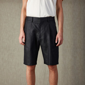 NN07 NN07 Kay 1454 Linen Shorts Black
