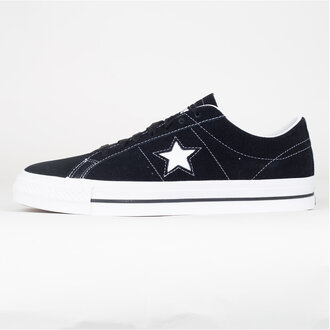Converse Converse Cons One Star Pro Suede Black White