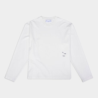 The Savage Report The Savage Report Logo Bar Longsleeve Off White