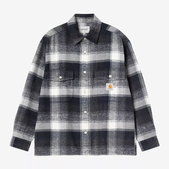 Carhartt WIP Carhartt L/S Esterson Check Shirt Dark Navy