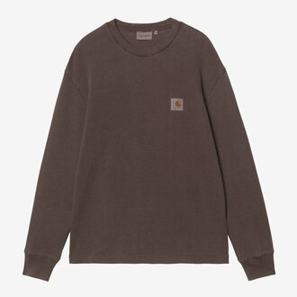 Carhartt WIP Carhartt WIP L/S Vista Waffle T-Shirt Tobacco Garment Dyed