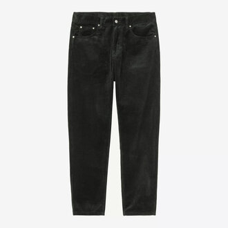 Carhartt WIP Carhartt WIP Newel Pant Coventry Corduroy Raven Rinsed