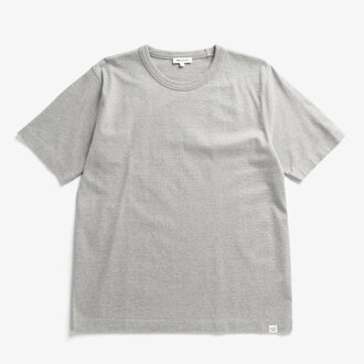 Norse Projects Norse Projects Elmelunde Soft Compact Cotton T-Shirt Grey Melange