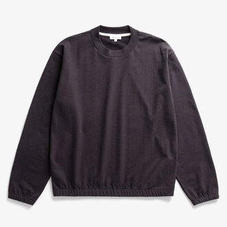 Norse Projects Norse Projects Kulhuse Relaxed Light Pile Jersey Sweatshirt Darkest Purple