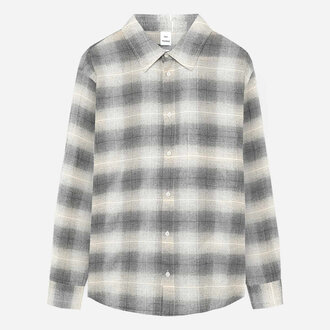 Won Hundred Won Hundred Pete Check Shirt Black Comb.