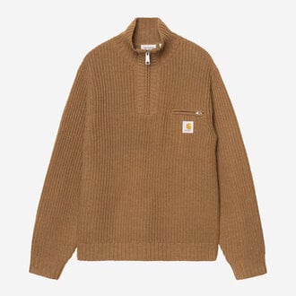 Carhartt WIP Carhartt WIP Detroit Half Zip Sweater H Brown