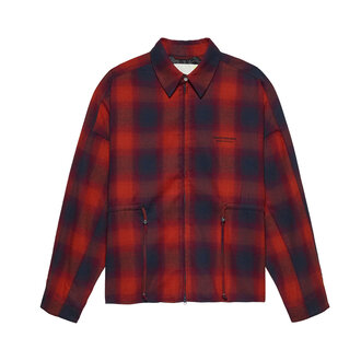New Amsterdam Surf Association New Amsterdam Surf Association Flanel Overshirt Blue/Red Check