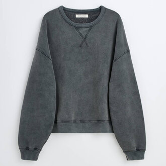 Sunflower Sunflower Crew Sweat Antracite Washed