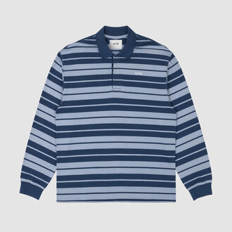 Arte Arte Striped Polo Navy/ Light Blue