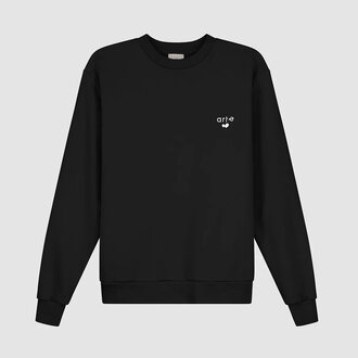 Arte Arte Heart Crewneck Black