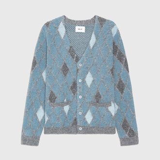NN07 NN07 Chris Cardigan 60077 Light Grey Multi