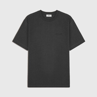 NN07 NN07 Nat SS Logo Tee 3457 Charcoal Mist