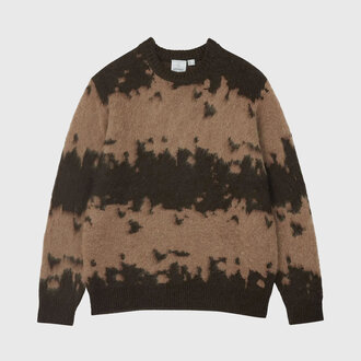 Gramicci Gramicci Mohair Splatter Sweater Taupe