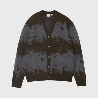 Gramicci Gramicci Mohair Splatter CardiganTaupe