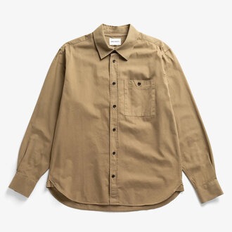 Norse Projects Norse Projects Kongshoved Cotton Twill GMD Relaxed Shirt Lead Grey