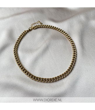 DIORDIE Chunky gold chain necklace
