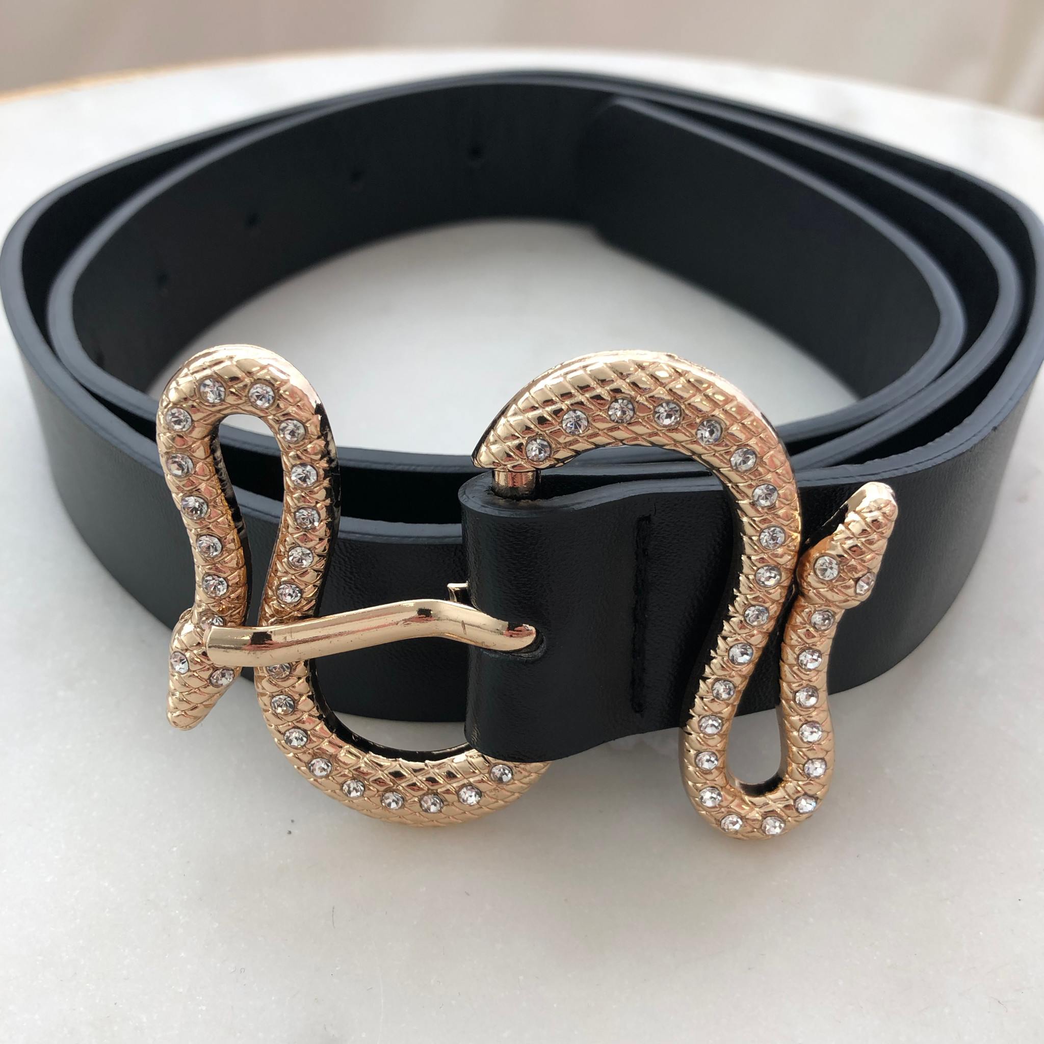 Diamond snake belt