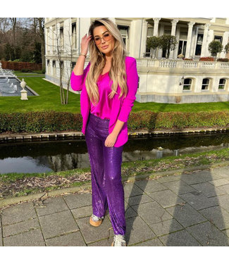 DIORDIE Mila glitter pants purple