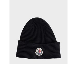 moncler beanie black