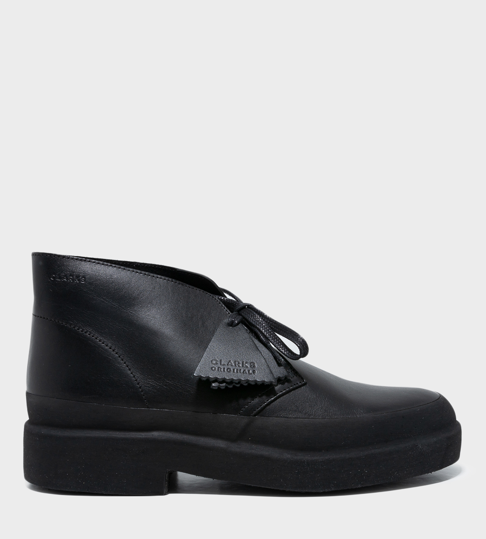 clarks black lace up shoes