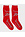VETEMENTS x Reebok Metal Logo Socks Red