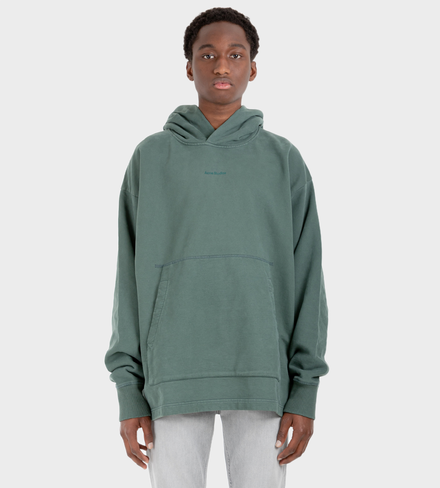 ACNE STUDIOS Hooded Sweatshirt Pine Green