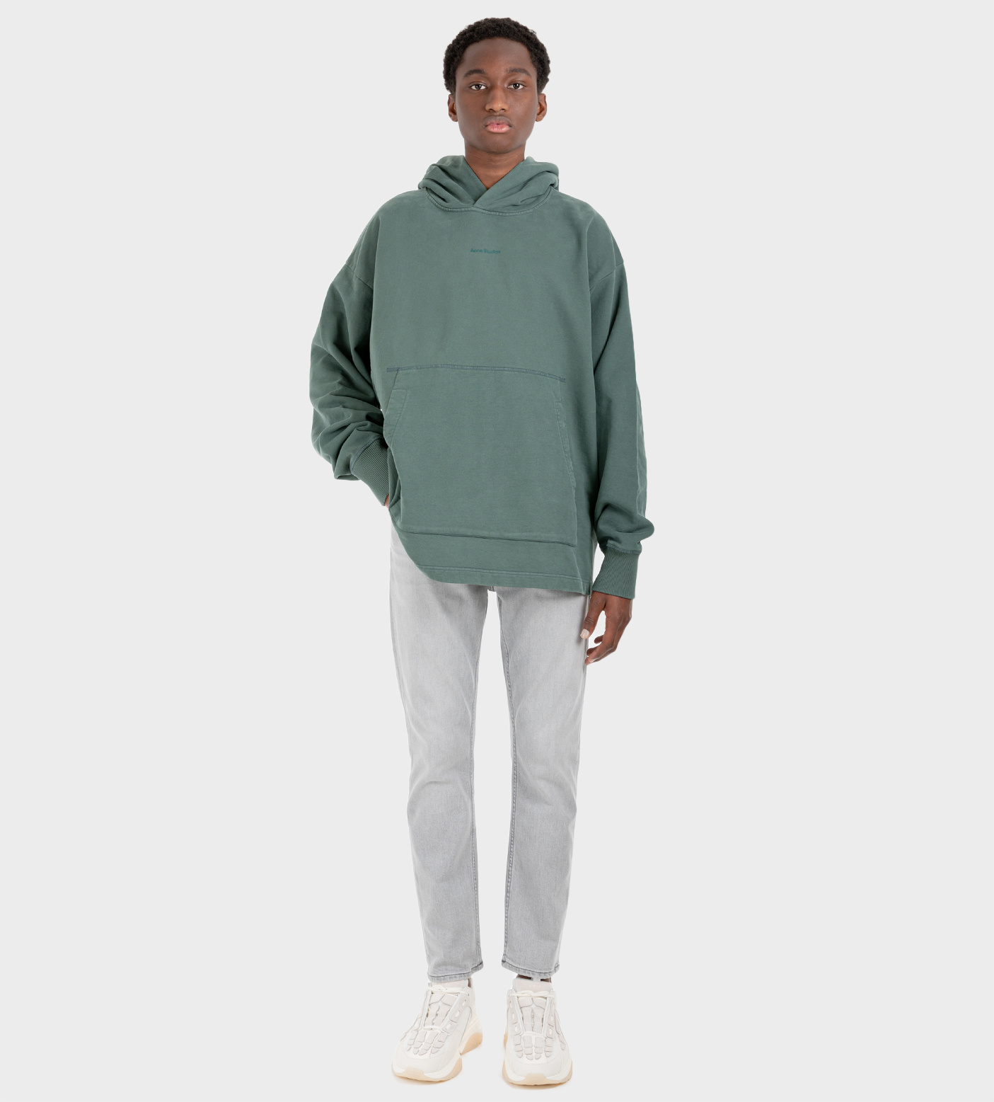 ACNE STUDIOS Hooded Sweatshirt Pine Green