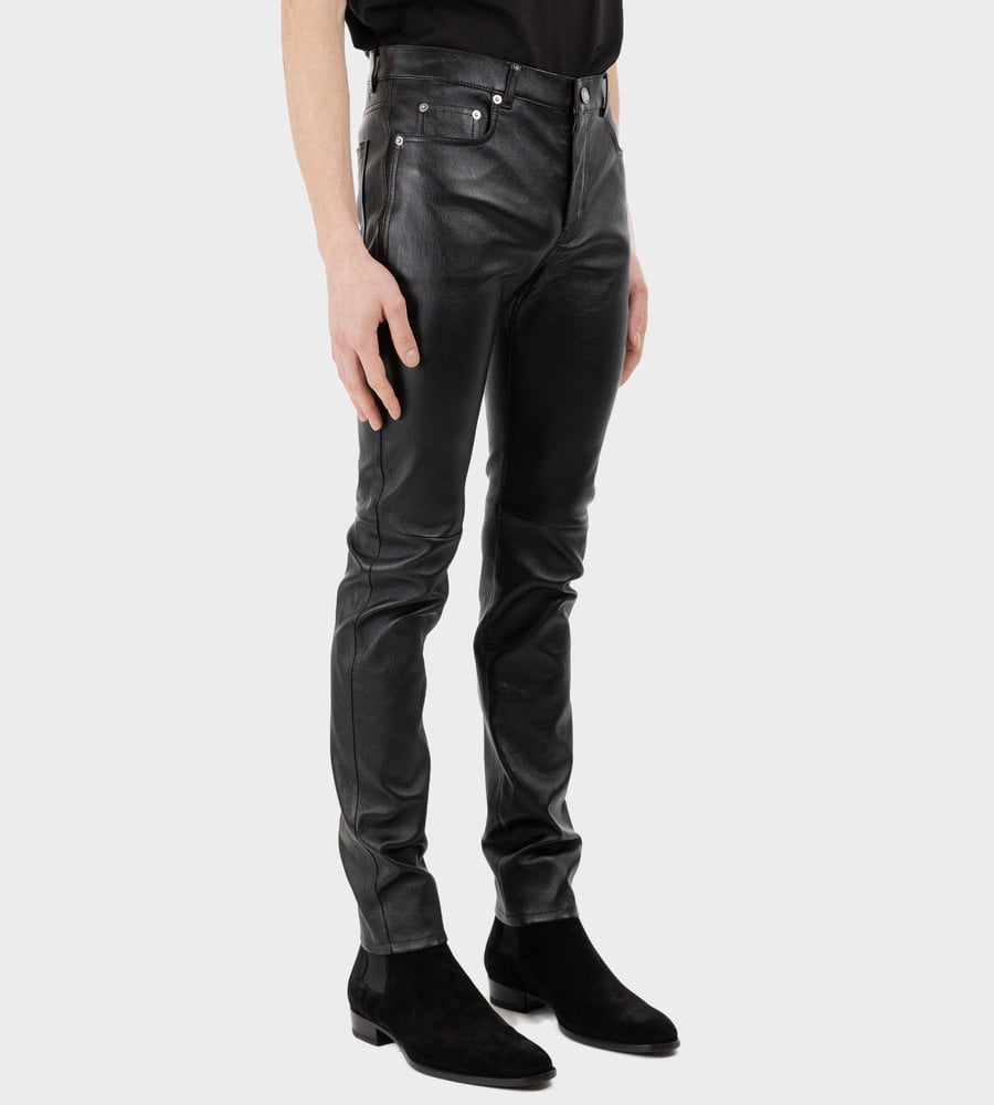 Buy Leather Pants Men Online In India  Etsy India