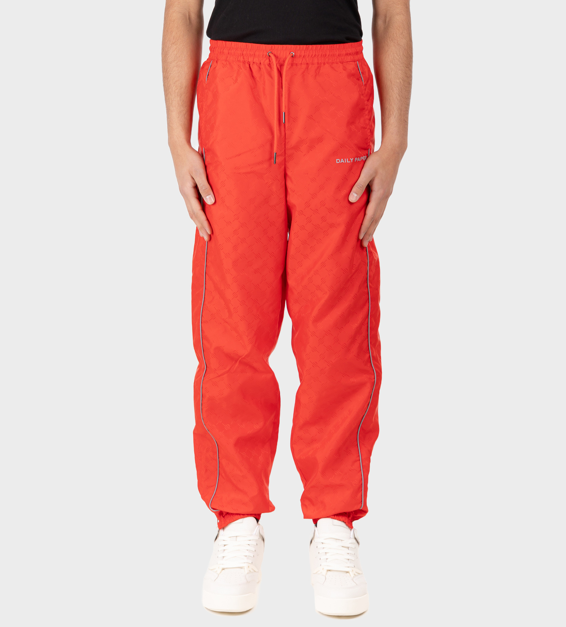 Daily Paper Mehdi Track Pant Red Monogram Men's