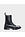 F Off Leather Ankle Boots Black