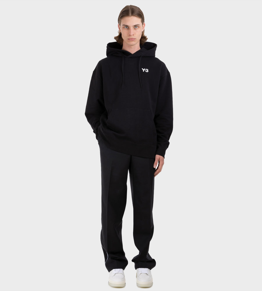 y3 black hoodie