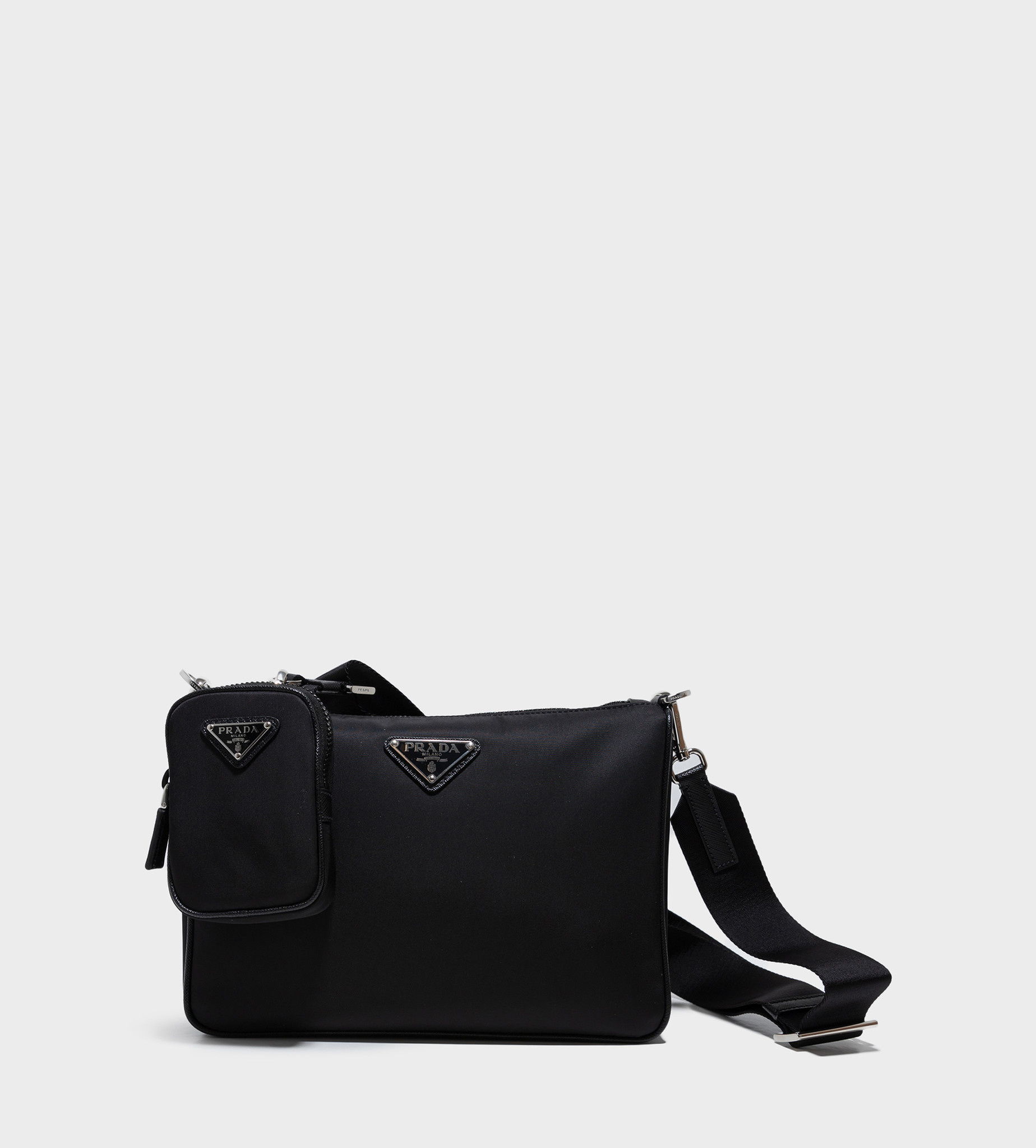 PRADA Re-Nylon Shoulder Bag Black