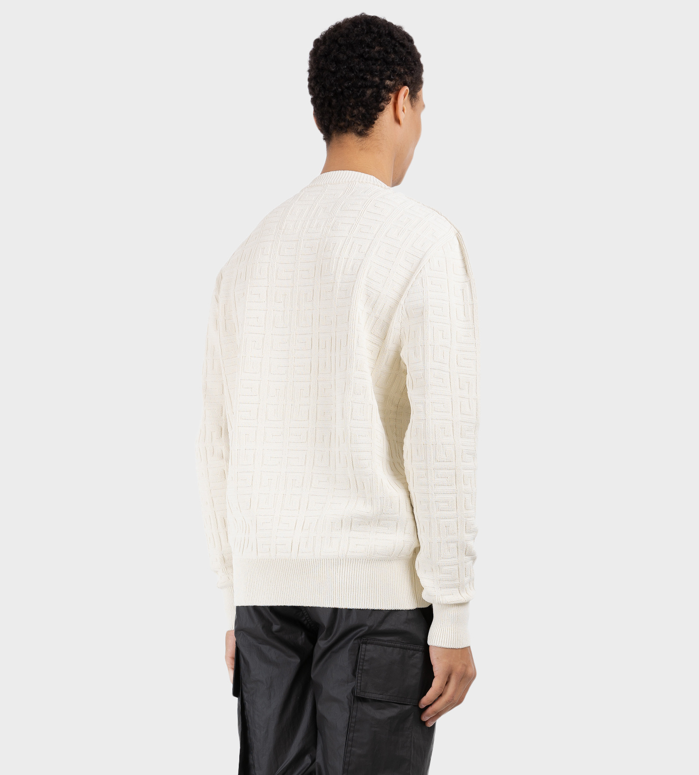 GIVENCHY 4G Jacquard Sweater Cream - Onlinekleding