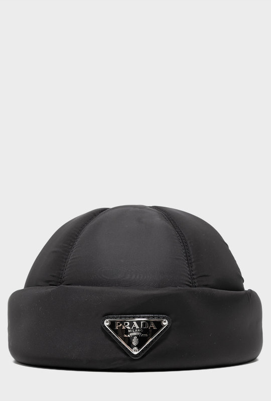 prada nylon beanie